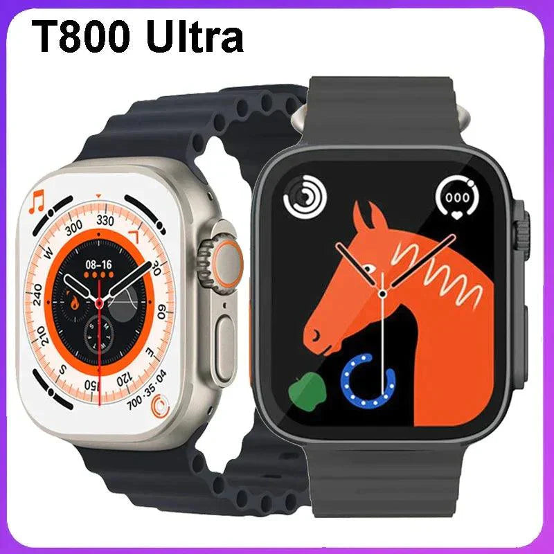 T800 Smartwatch 1.99-inch – Fitness & Health Tracker with Heart Rate Monitoring