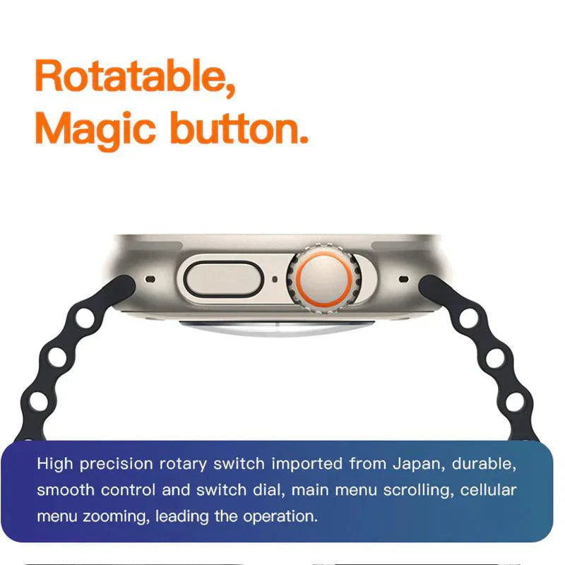 T800 Smartwatch 1.99-inch – Fitness & Health Tracker with Heart Rate Monitoring