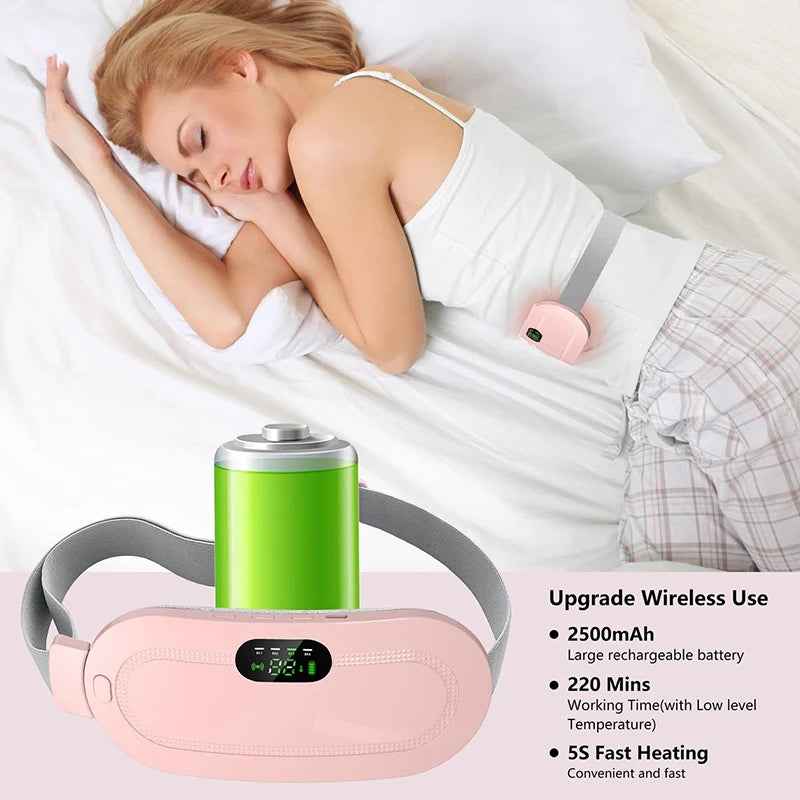 Girls Period Warm Belt RechargeableGirls Period Belt – Rechargeable Heating Pad for Cramps & Period Comfort