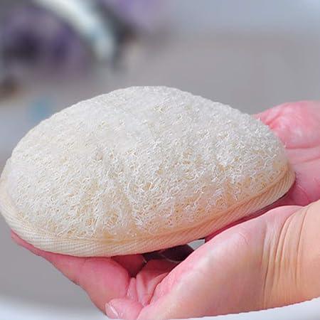 Natural Loofah Body Scrubber – Exfoliating Bath & Shower Sponge