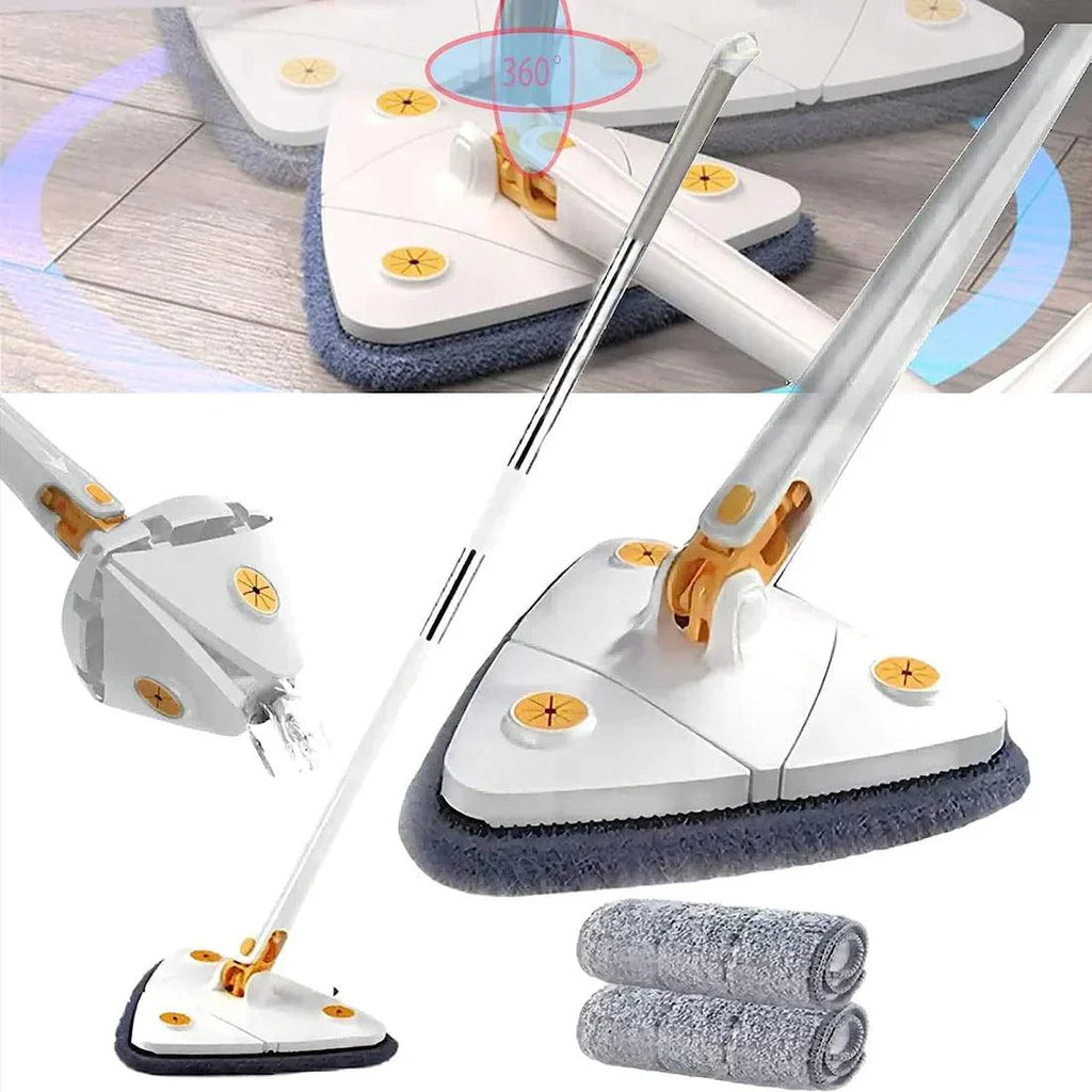 360° Rotating Adjustable Mop – Lightweight Spin Floor Cleaner with Extendable Handle