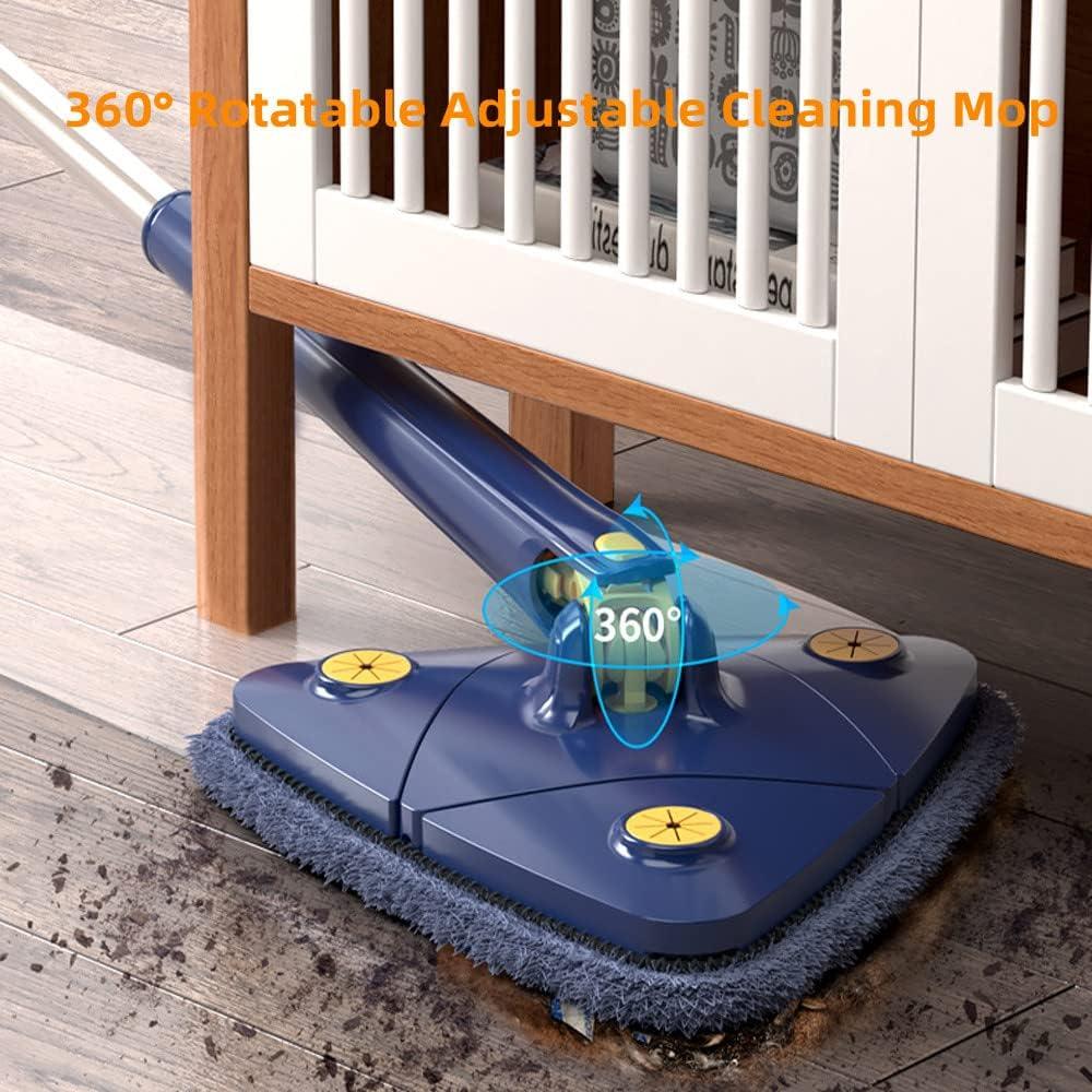 360° Rotating Adjustable Mop – Lightweight Spin Floor Cleaner with Extendable Handle