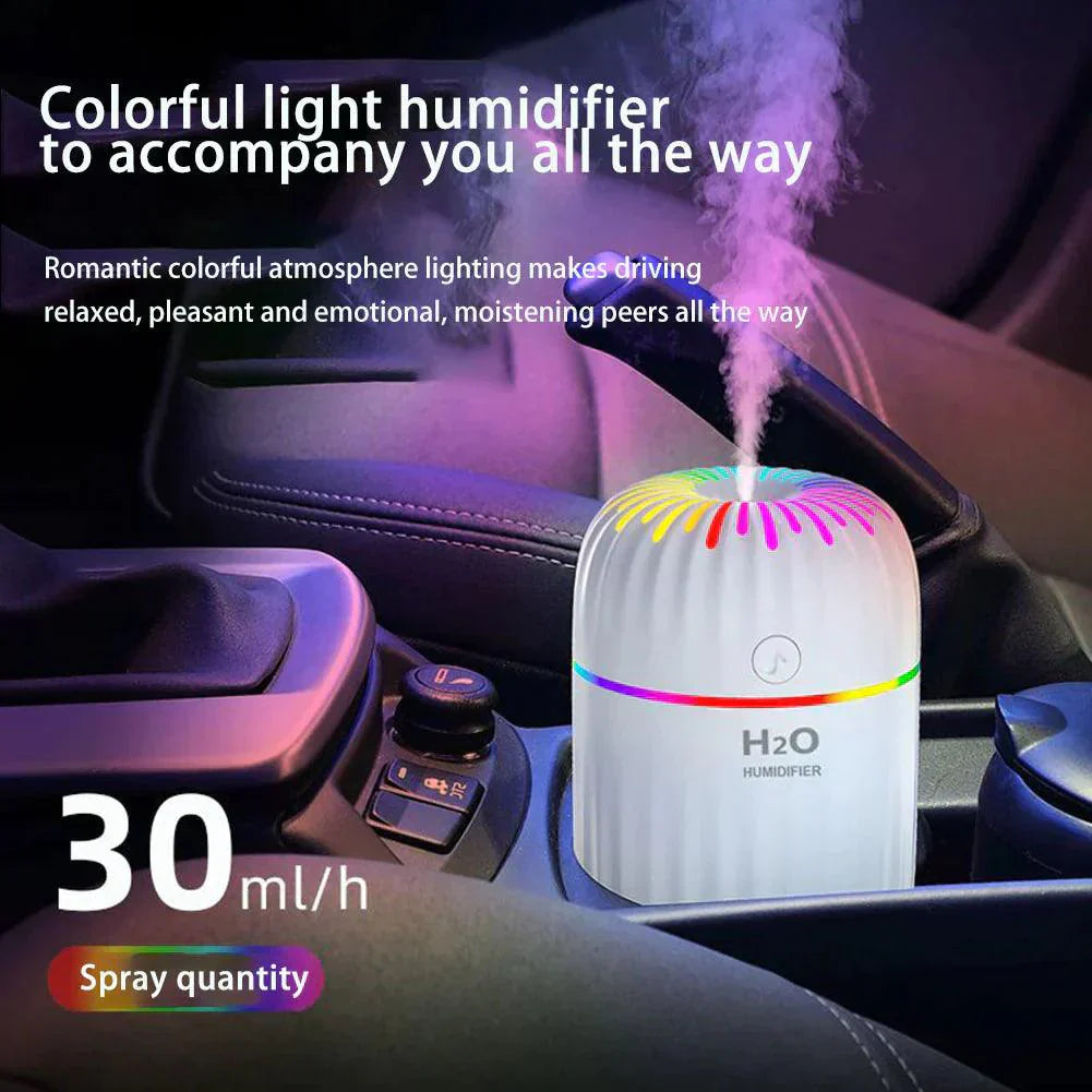3-in-1 Humidifier with USB Power & Night Light – Aromatherapy Air Moisturizer for Home & Office
