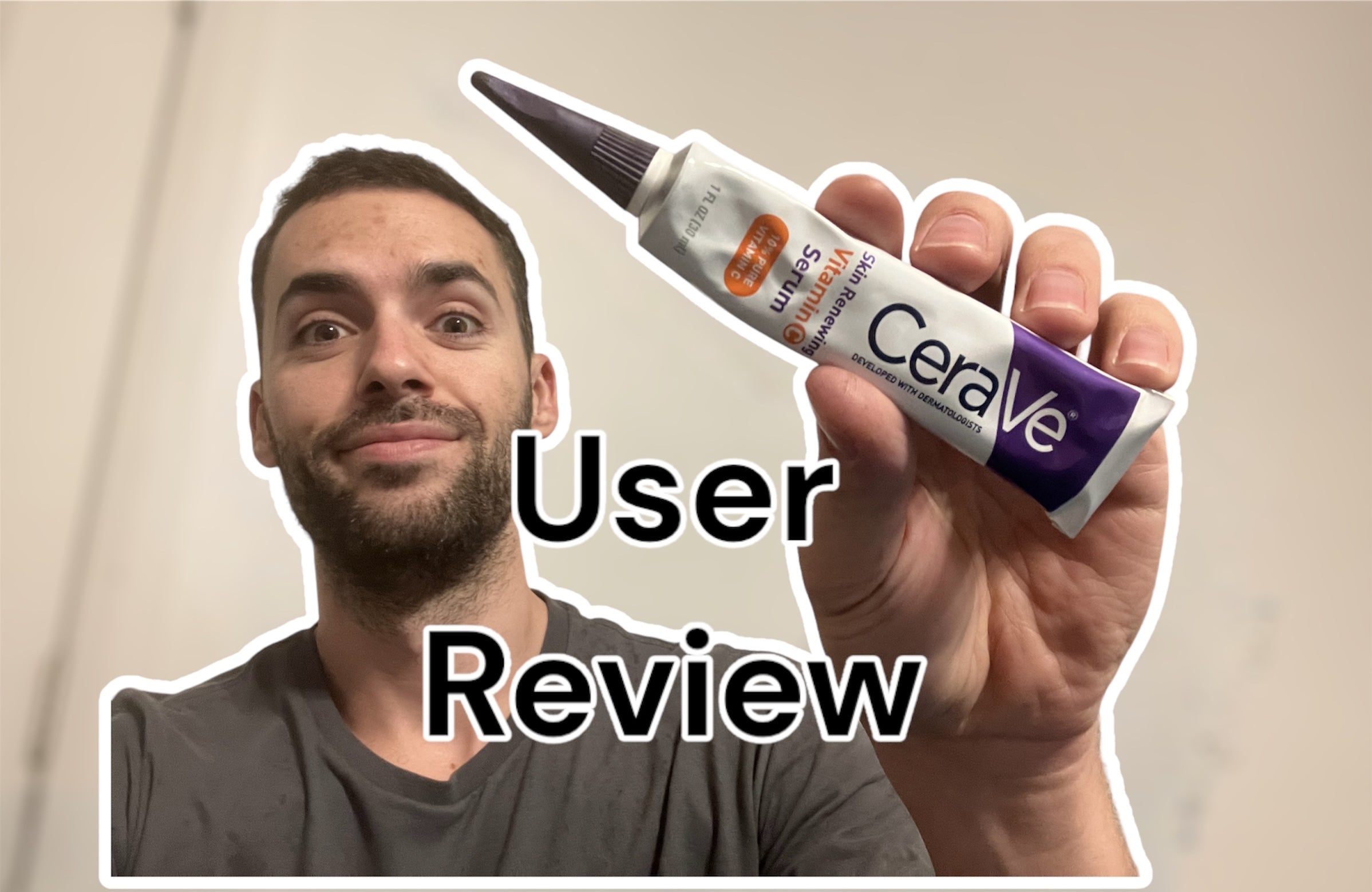 CeraVe Vitamin C Serum with Hyaluronic Acid & Ceramides – Brightening & Hydrating Face Serum