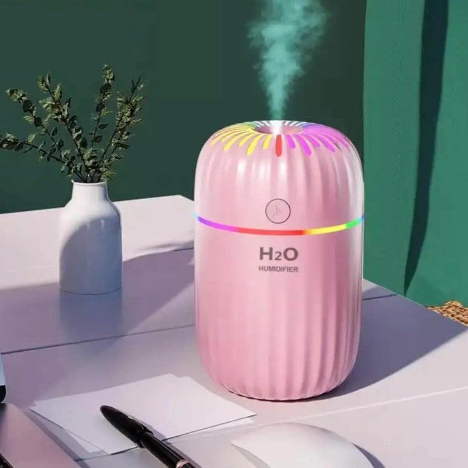 3-in-1 Humidifier with USB Power & Night Light – Aromatherapy Air Moisturizer for Home & Office