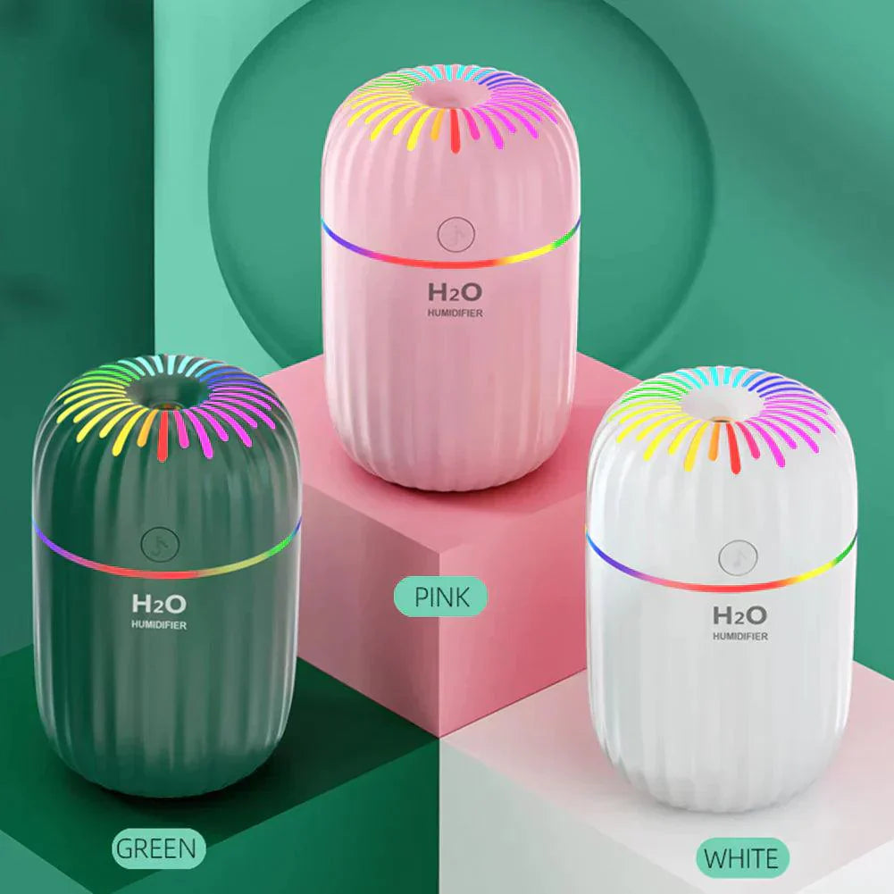 3-in-1 Humidifier with USB Power & Night Light – Aromatherapy Air Moisturizer for Home & Office