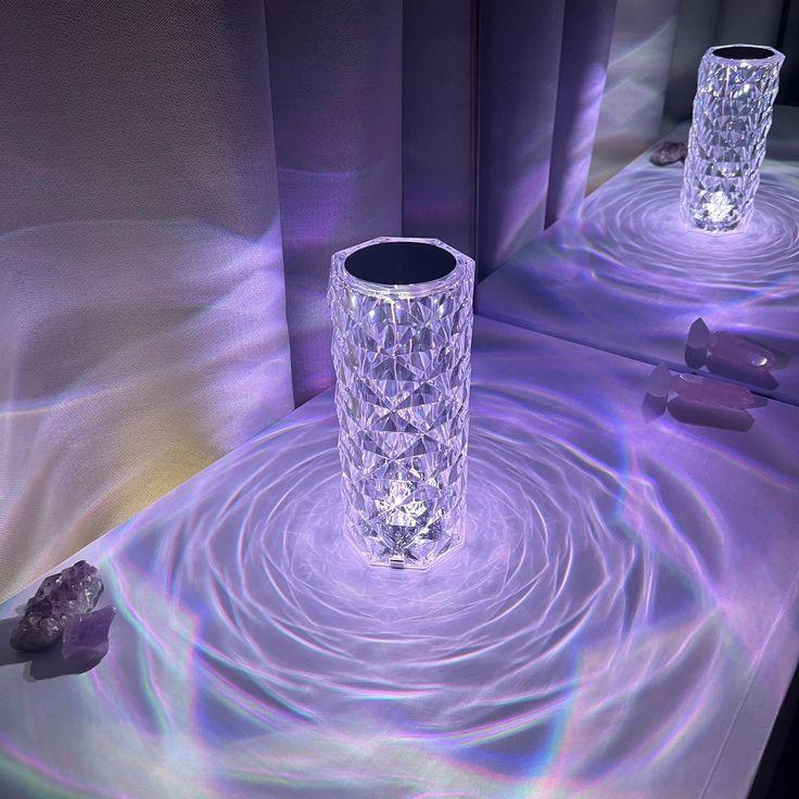 Crystal Lamp – Decorative LED Night Light for Home & Office