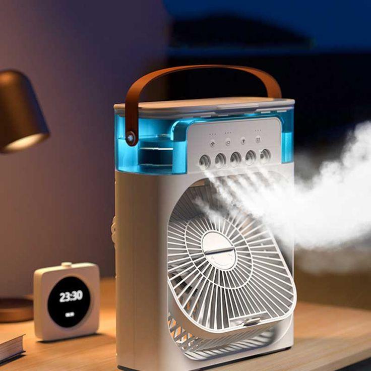 Cooling Fan with Ice Compartment – Portable Personal Air Cooler