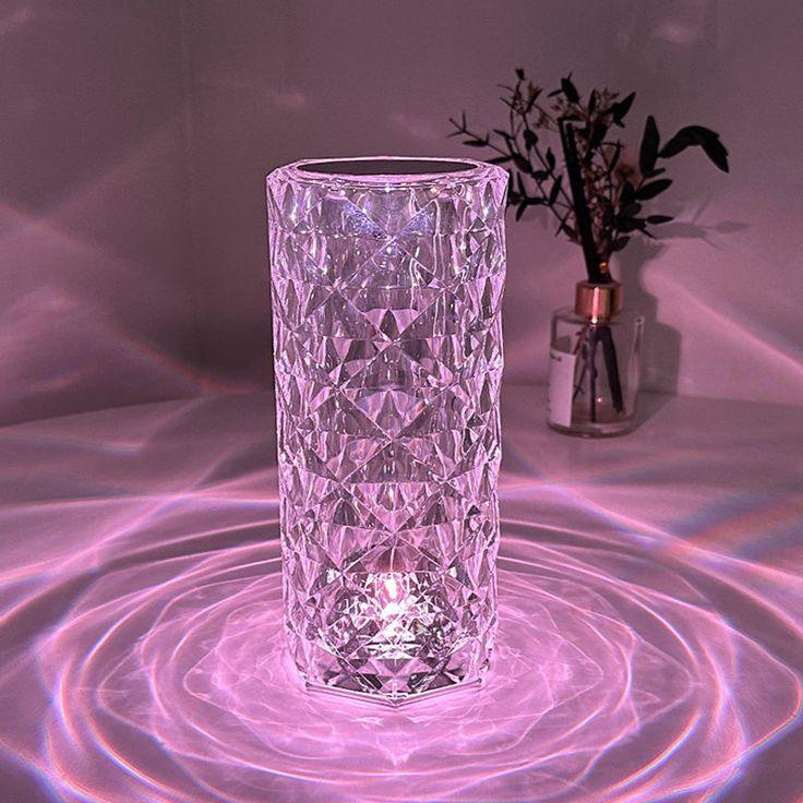 Crystal Lamp – Decorative LED Night Light for Home & Office