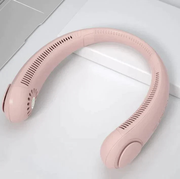 Vaneless Neck Hanging Fan – Portable Hands-Free Personal Cooling Fan