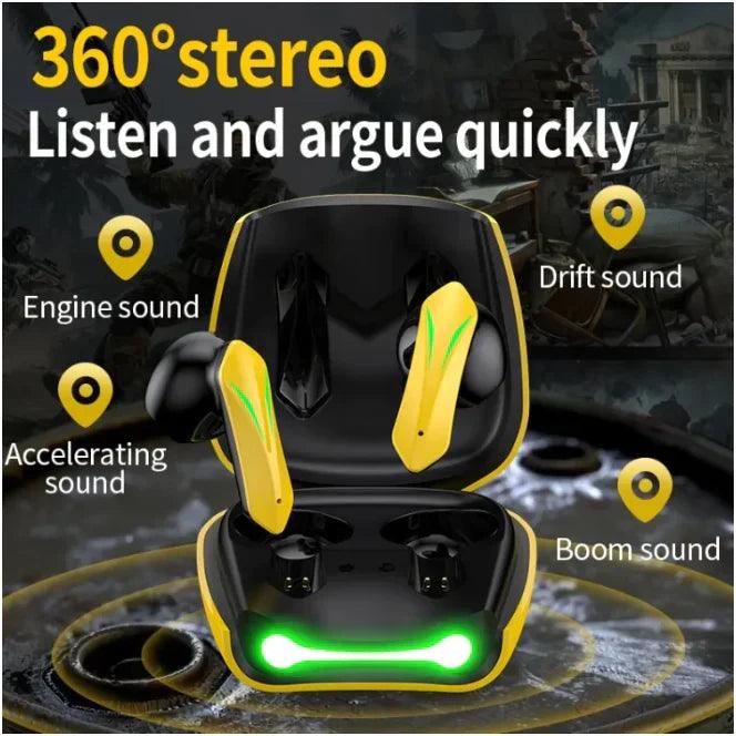 Wireless Gaming Earbuds – True Wireless Bluetooth Earphones for Gaming & Music