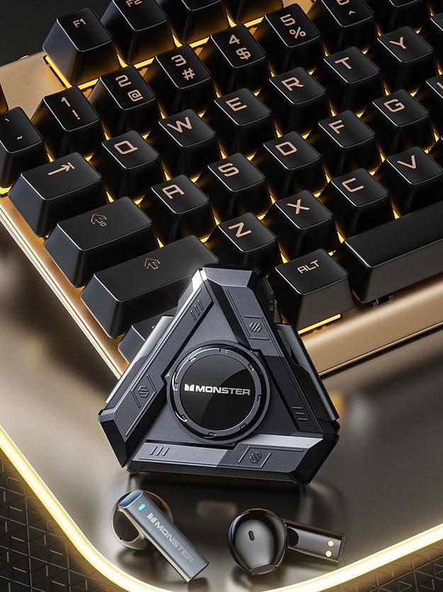 Monster XKT22 Wireless Earbuds – True Wireless Bluetooth Earphones with Hi-Fi Sound