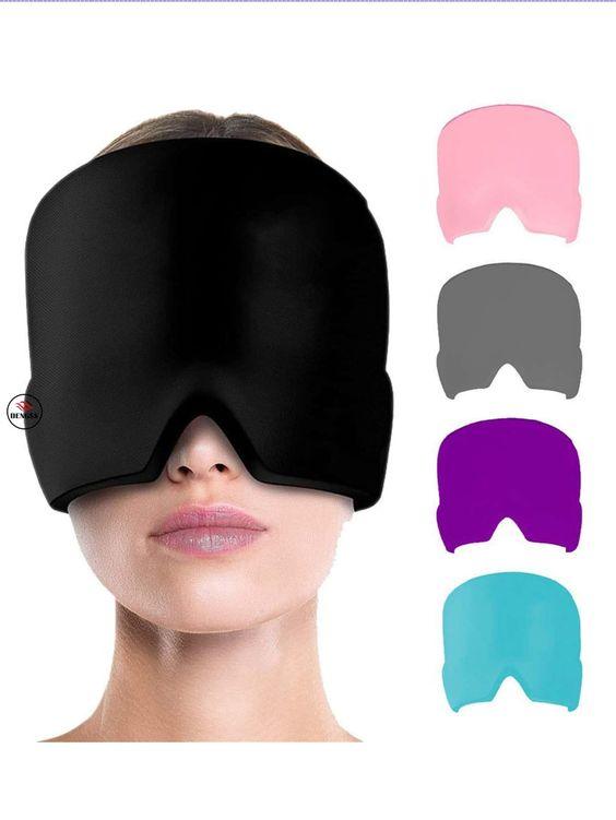 Migraine Relief Cap – Hot & Cold Therapy Head Wrap for Headache, Sinus & Tension Relief