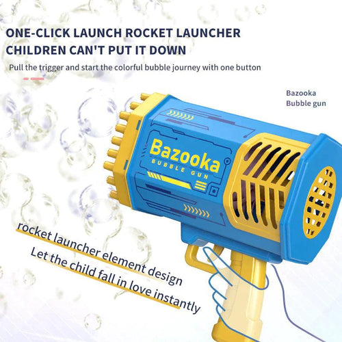 Bubble Gun – Automatic Bubble Blower Toy for Kids Outdoor Fun