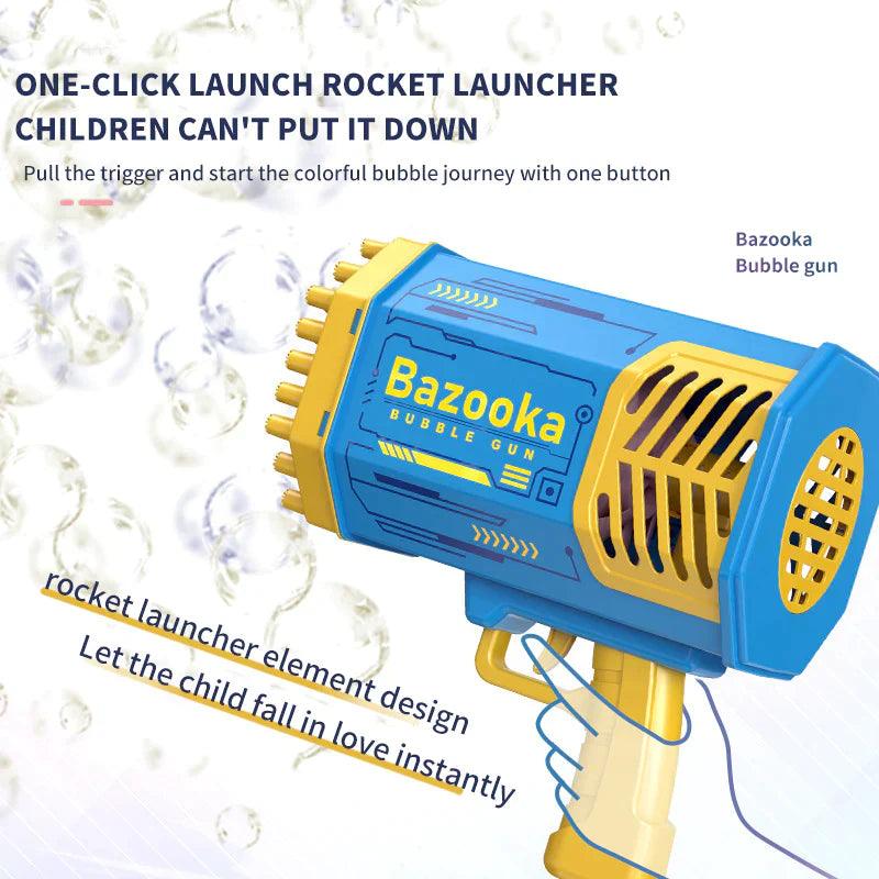Bubble Gun – Automatic Bubble Blower Toy for Kids Outdoor Fun