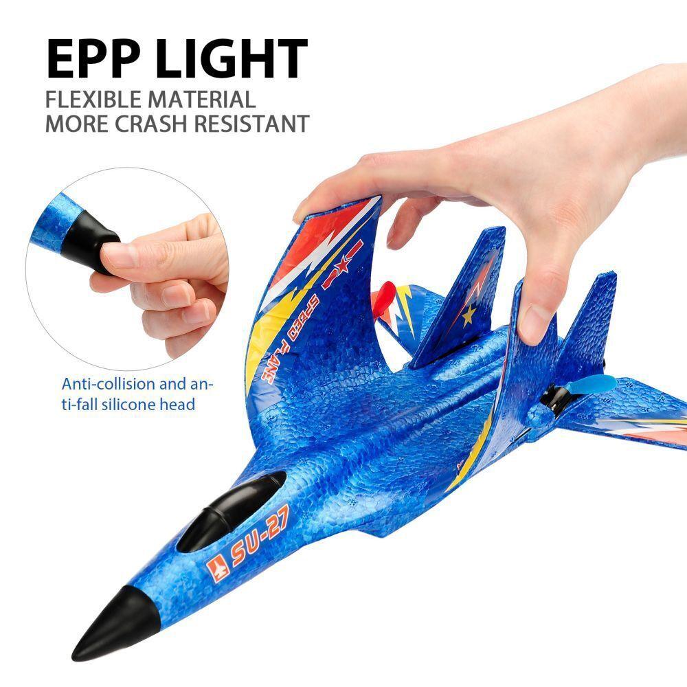 Beginner-Friendly Remote Control Airplane – Lightweight RC Plane with Gyroscope Stabilization