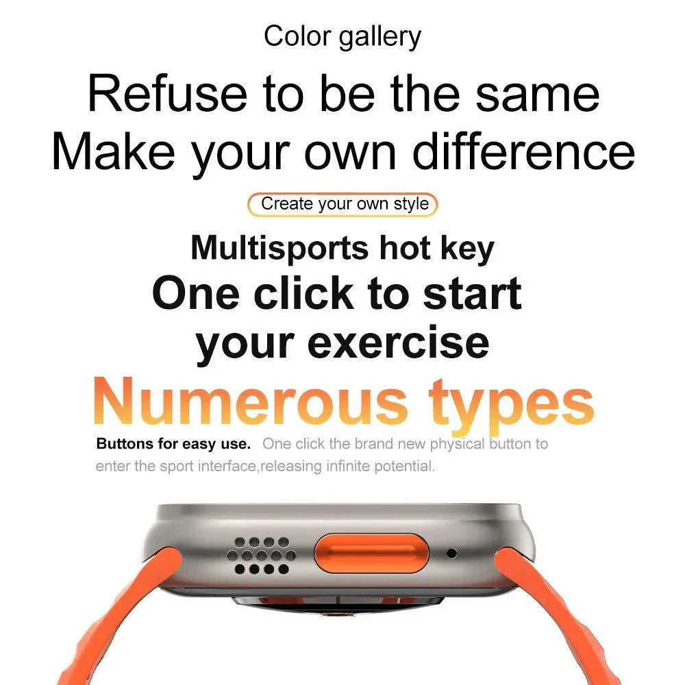 X8 Ultra Max Smart Watch – Fitness Tracker with Heart Rate & Activity Monitoring